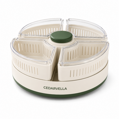 CedarVella™ CrispVault™ Fresh Produce Storage Carousel