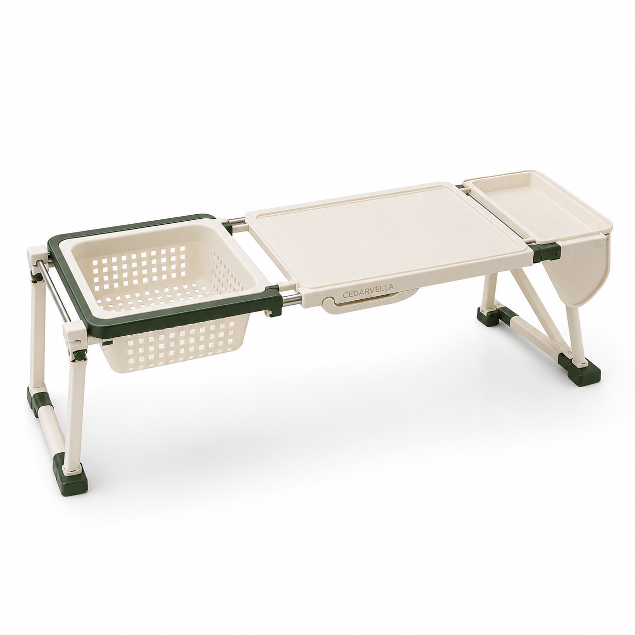 CedarVella™ FoldFlow™ Over-the-Sink Kitchen Prep Station