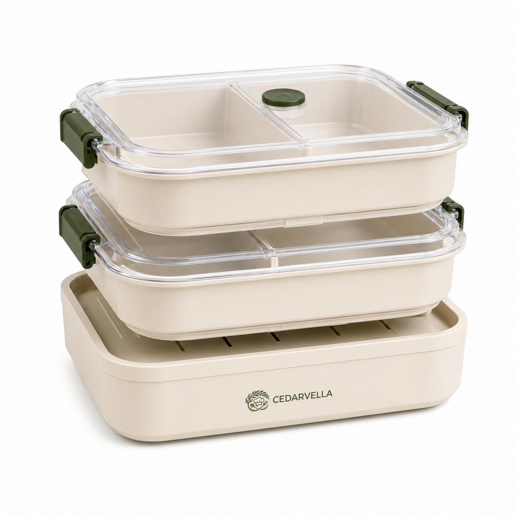 CedarVella™ SnapSteam™ Stackable Meal Steamer